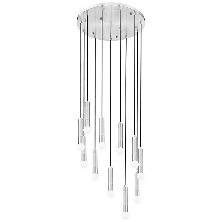Image 7 Stari by Z-Lite Brushed Nickel 11 Light Chandelier more views