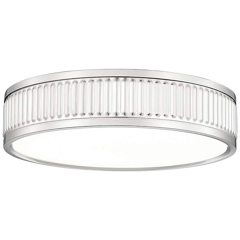 Image 1 Stari by Z-Lite Brushed Nickel 12.75 inch 1 Light Flush Mount