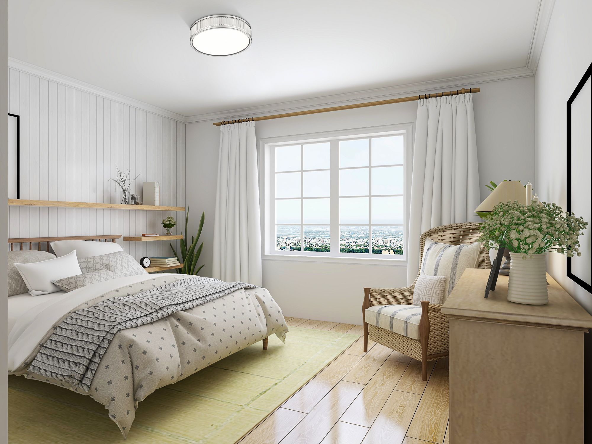 Image 3 Stari by Z-Lite Brushed Nickel 12.75 inch 1 Light Flush Mount more views