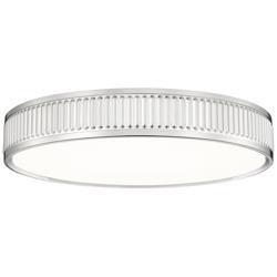 Stari by Z-Lite Brushed Nickel 16.75 inch 1 Light Flush Mount
