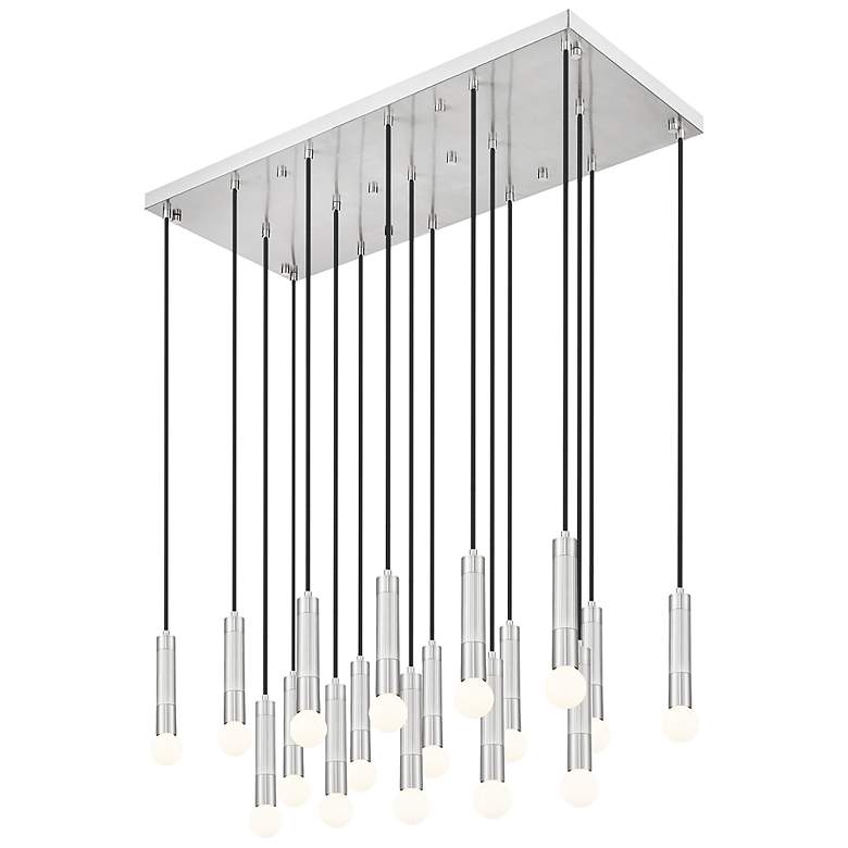 Image 4 Stari by Z-Lite Brushed Nickel 17 Light Linear Chandelier more views