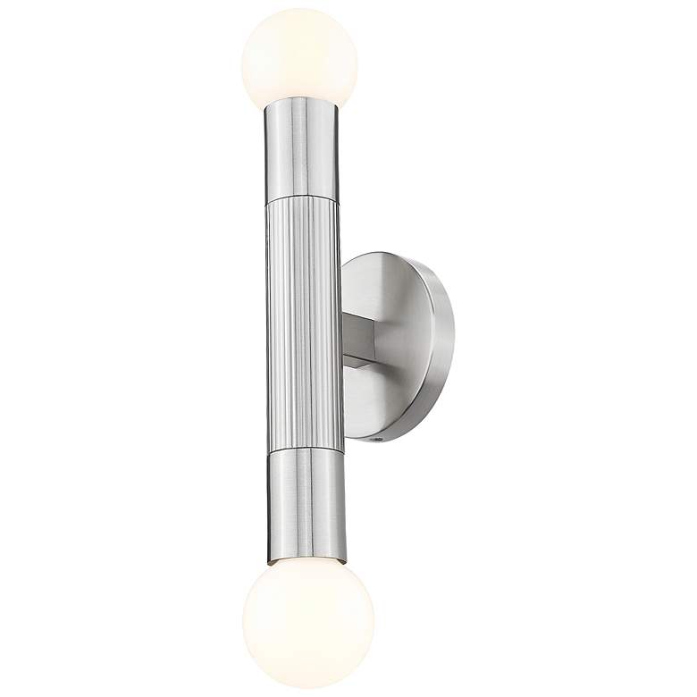 Image 5 Stari by Z-Lite Brushed Nickel 2 Light Wall Sconce more views