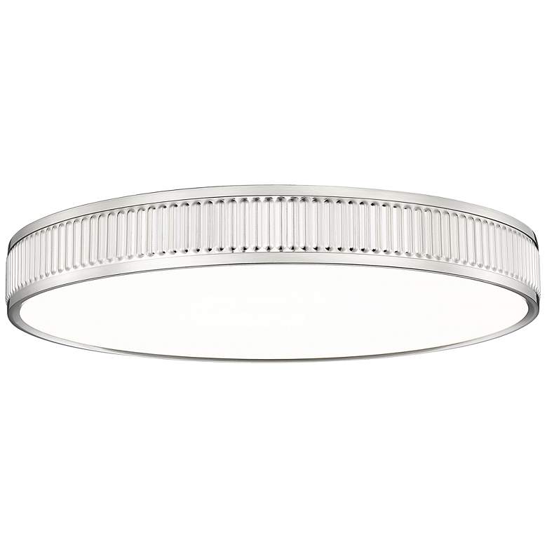 Image 1 Stari by Z-Lite Brushed Nickel 20.75 inch 1 Light Flush Mount