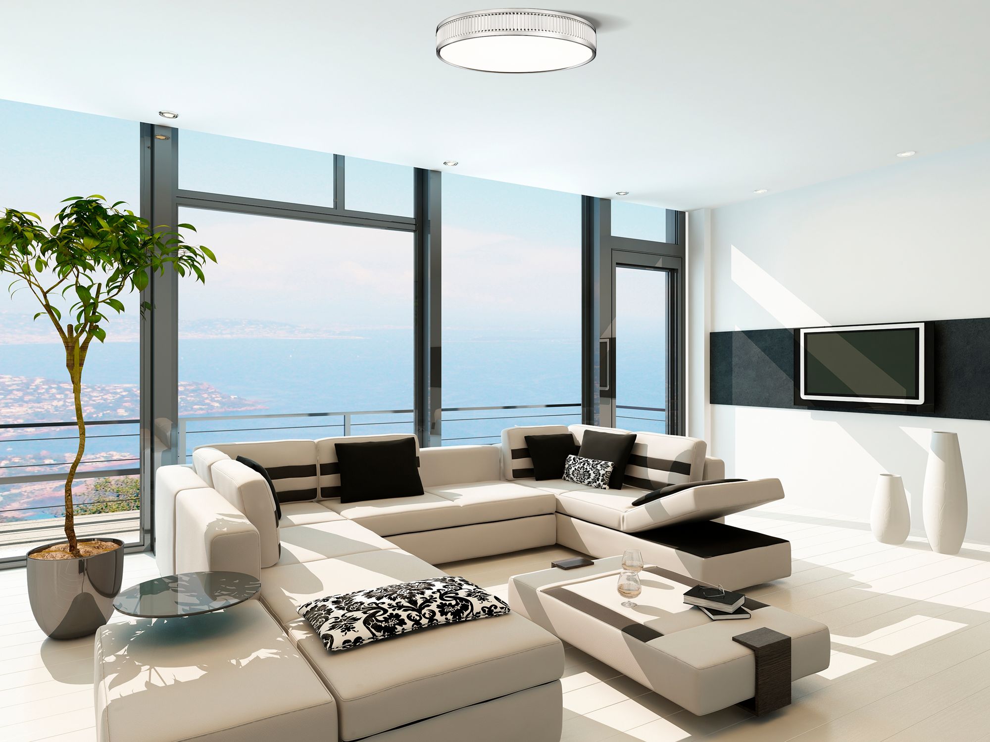 Image 2 Stari by Z-Lite Brushed Nickel 20.75 inch 1 Light Flush Mount more views