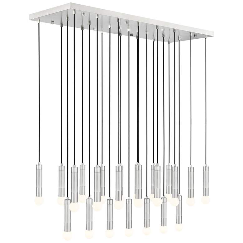Image 1 Stari by Z-Lite Brushed Nickel 23 Light Linear Chandelier