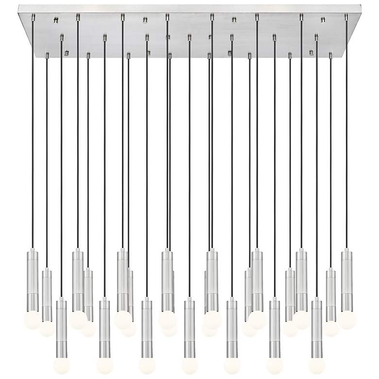 Image 5 Stari by Z-Lite Brushed Nickel 23 Light Linear Chandelier more views