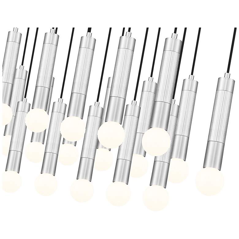 Image 6 Stari by Z-Lite Brushed Nickel 23 Light Linear Chandelier more views