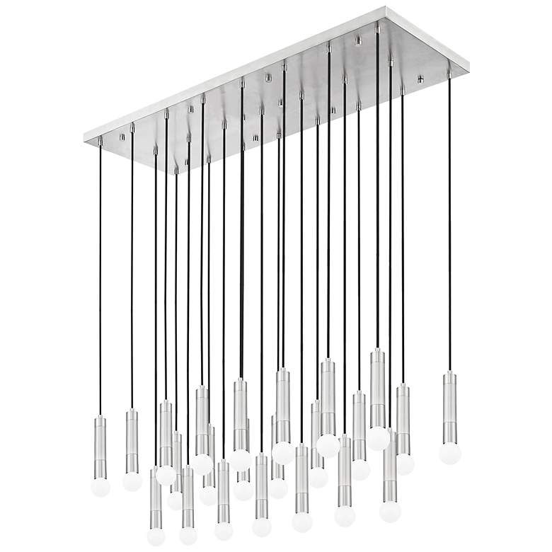 Image 7 Stari by Z-Lite Brushed Nickel 23 Light Linear Chandelier more views