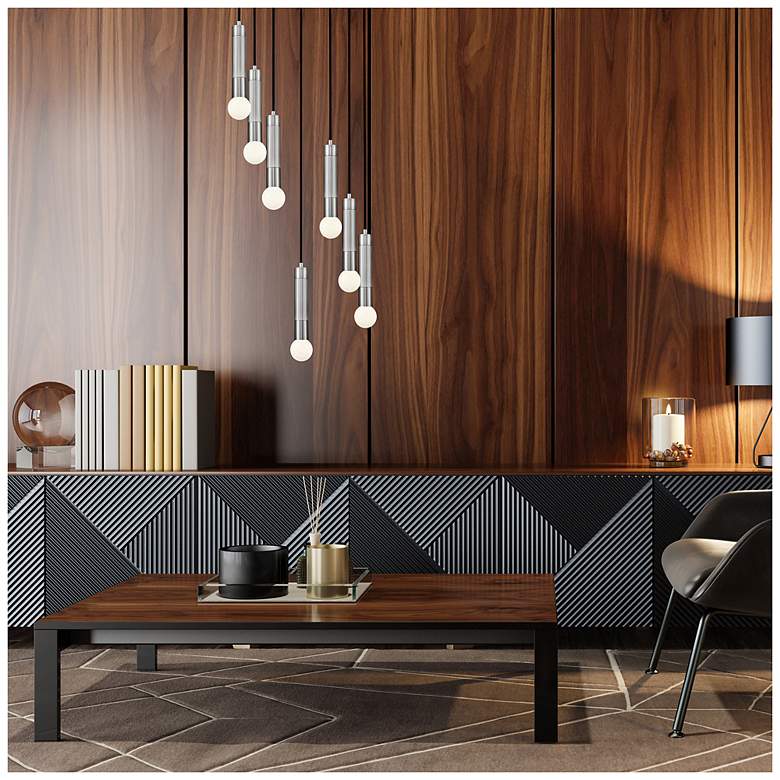 Image 2 Stari by Z-Lite Brushed Nickel 5 Light Chandelier more views