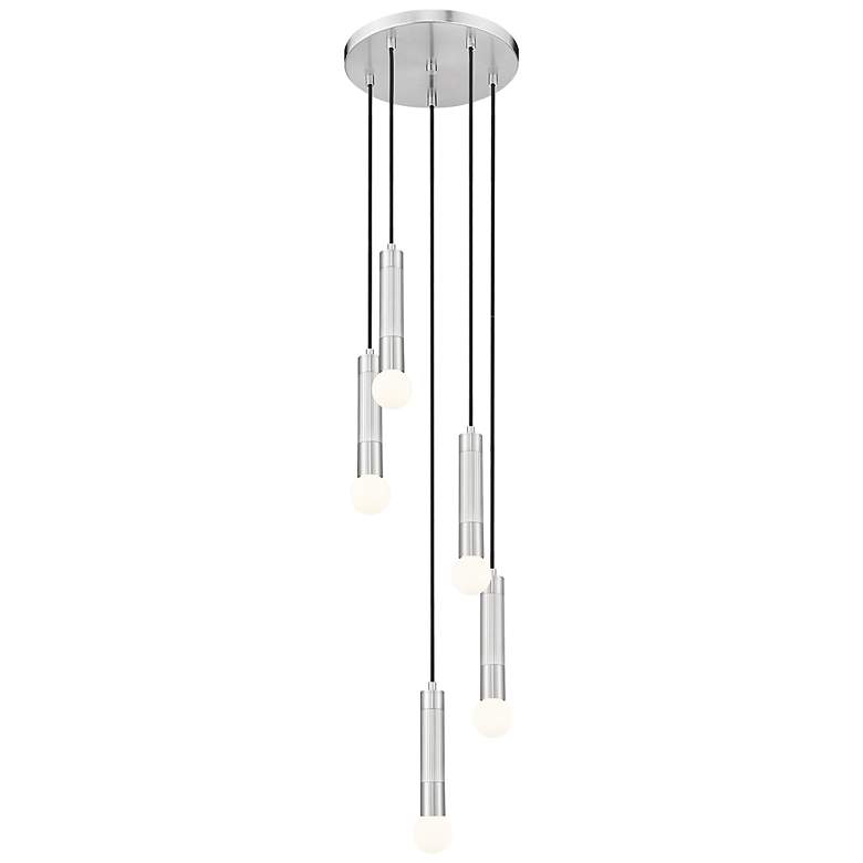 Image 4 Stari by Z-Lite Brushed Nickel 5 Light Chandelier more views