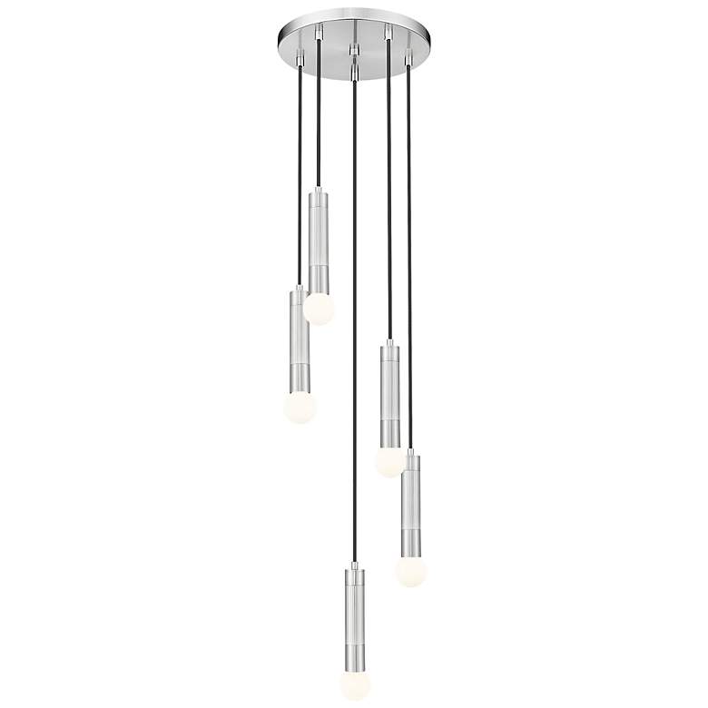 Image 5 Stari by Z-Lite Brushed Nickel 5 Light Chandelier more views
