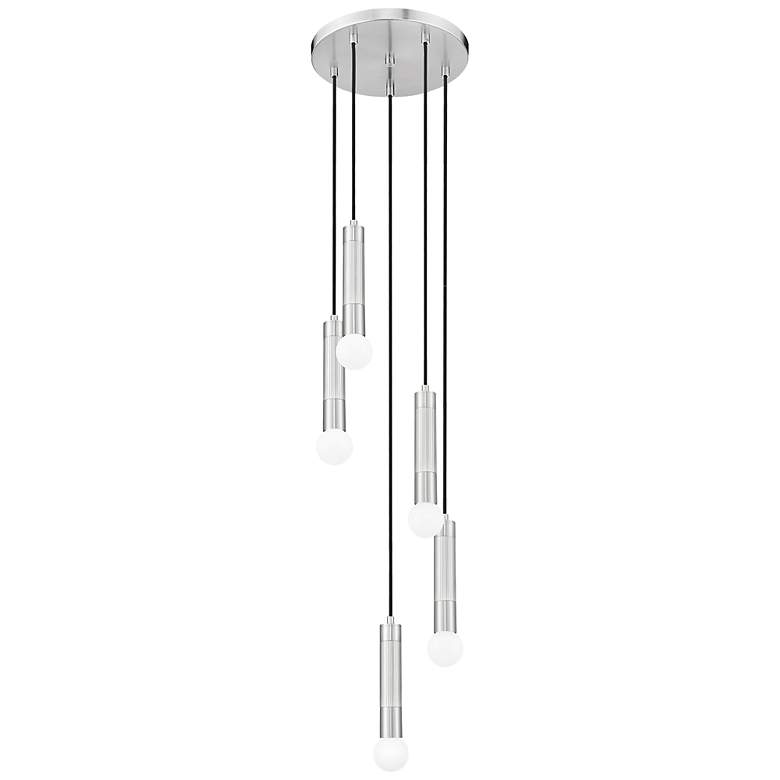 Image 7 Stari by Z-Lite Brushed Nickel 5 Light Chandelier more views