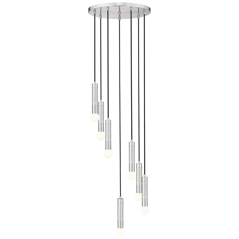 Image 1 Stari by Z-Lite Brushed Nickel 7 Light Chandelier
