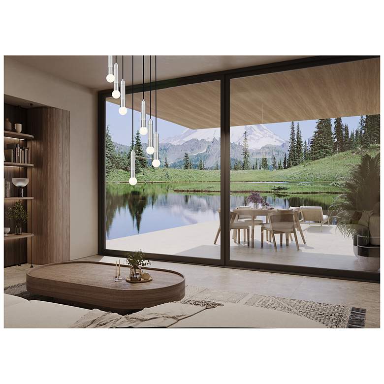 Image 3 Stari by Z-Lite Brushed Nickel 7 Light Chandelier more views