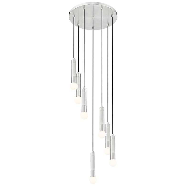 Image 4 Stari by Z-Lite Brushed Nickel 7 Light Chandelier more views