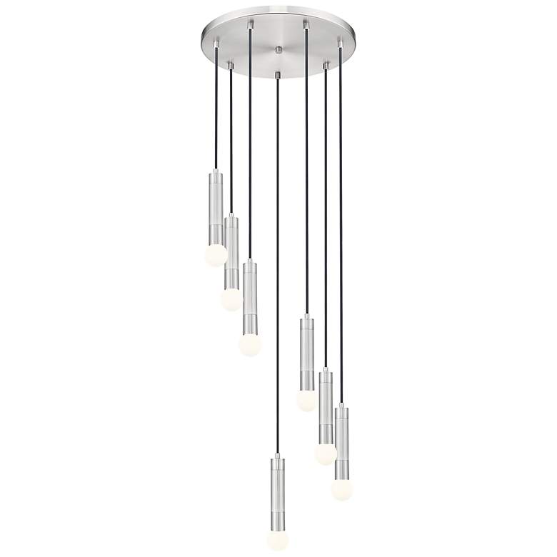 Image 5 Stari by Z-Lite Brushed Nickel 7 Light Chandelier more views