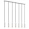 Stari by Z-Lite Brushed Nickel 7 Light Linear Chandelier