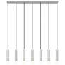 5_Stari by Z-Lite Brushed Nickel 7 Light Linear Chandelier more views