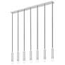 7_Stari by Z-Lite Brushed Nickel 7 Light Linear Chandelier more views