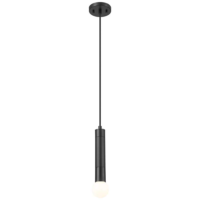 Image 4 Stari by Z-Lite Matte Black 1 Light Pendant more views