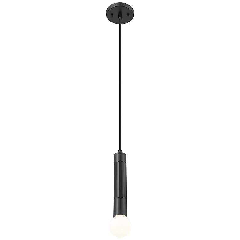 Image 5 Stari by Z-Lite Matte Black 1 Light Pendant more views