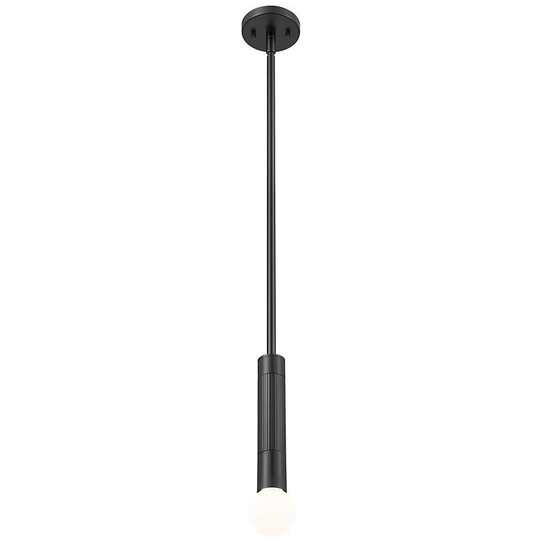 Image 5 Stari by Z-Lite Matte Black 1 Light Pendant more views