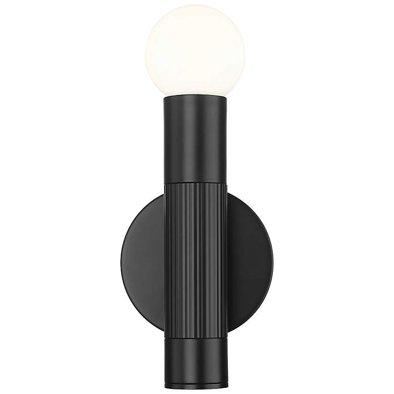 Image 5 Stari by Z-Lite Matte Black 1 Light Wall Sconce more views