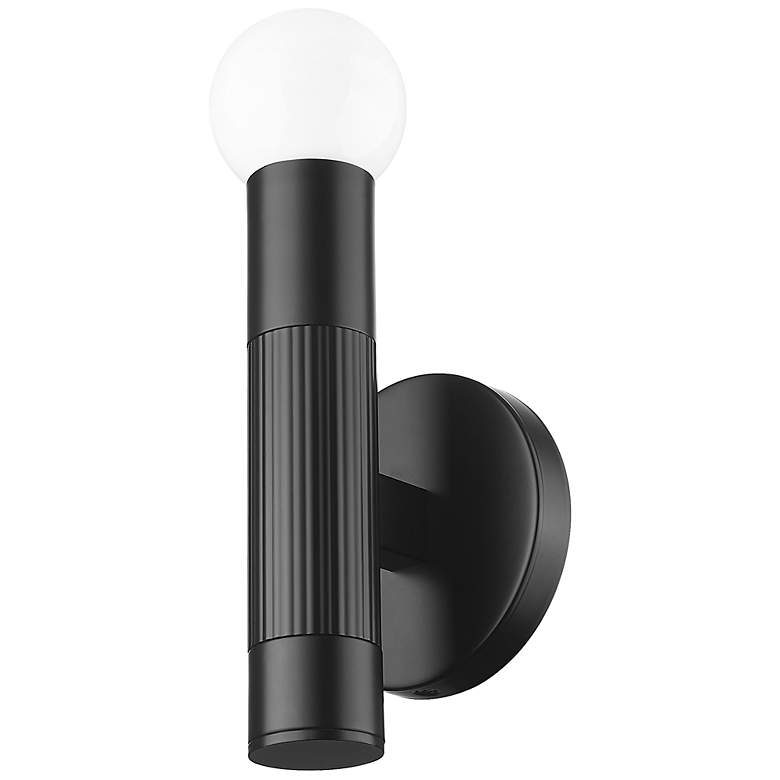 Image 7 Stari by Z-Lite Matte Black 1 Light Wall Sconce more views