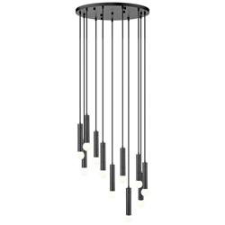 Stari by Z-Lite Matte Black 11 Light Chandelier