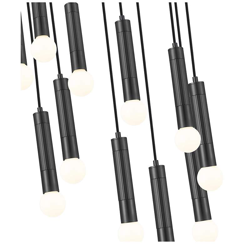 Image 6 Stari by Z-Lite Matte Black 11 Light Chandelier more views