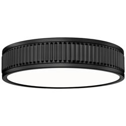 Stari by Z-Lite Matte Black 12.75 inch 1 Light Flush Mount