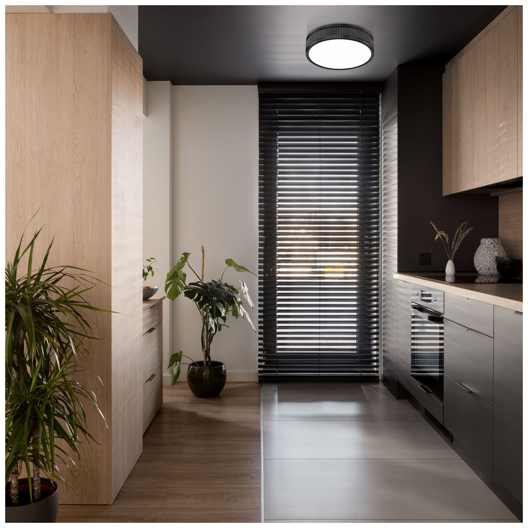 Image 6 Stari by Z-Lite Matte Black 12.75 inch 1 Light Flush Mount more views