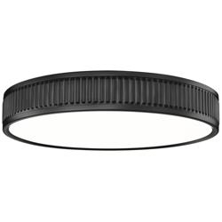Stari by Z-Lite Matte Black 16.75 inch 1 Light Flush Mount