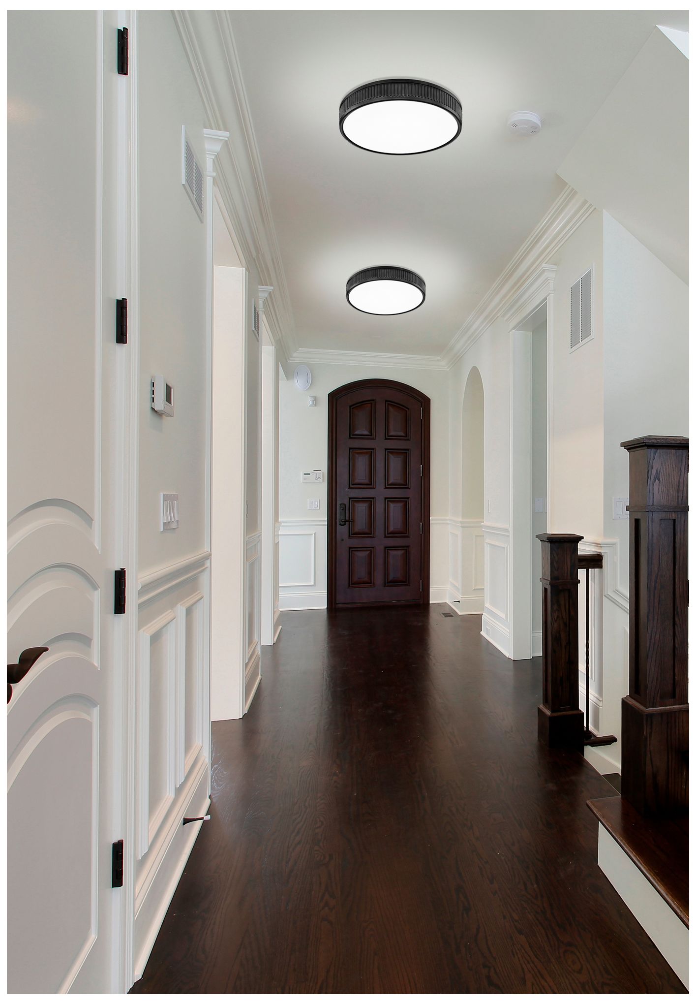 Image 2 Stari by Z-Lite Matte Black 16.75 inch 1 Light Flush Mount more views