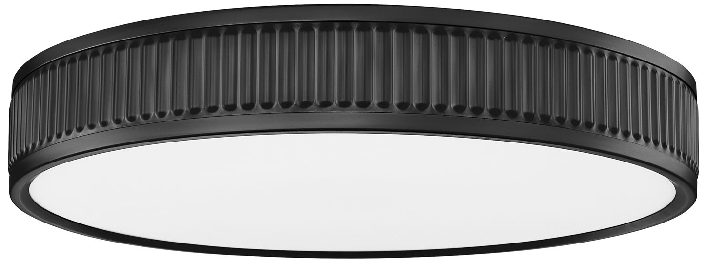 Image 7 Stari by Z-Lite Matte Black 16.75 inch 1 Light Flush Mount more views