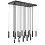 1_Stari by Z-Lite Matte Black 17 Light Linear Chandelier