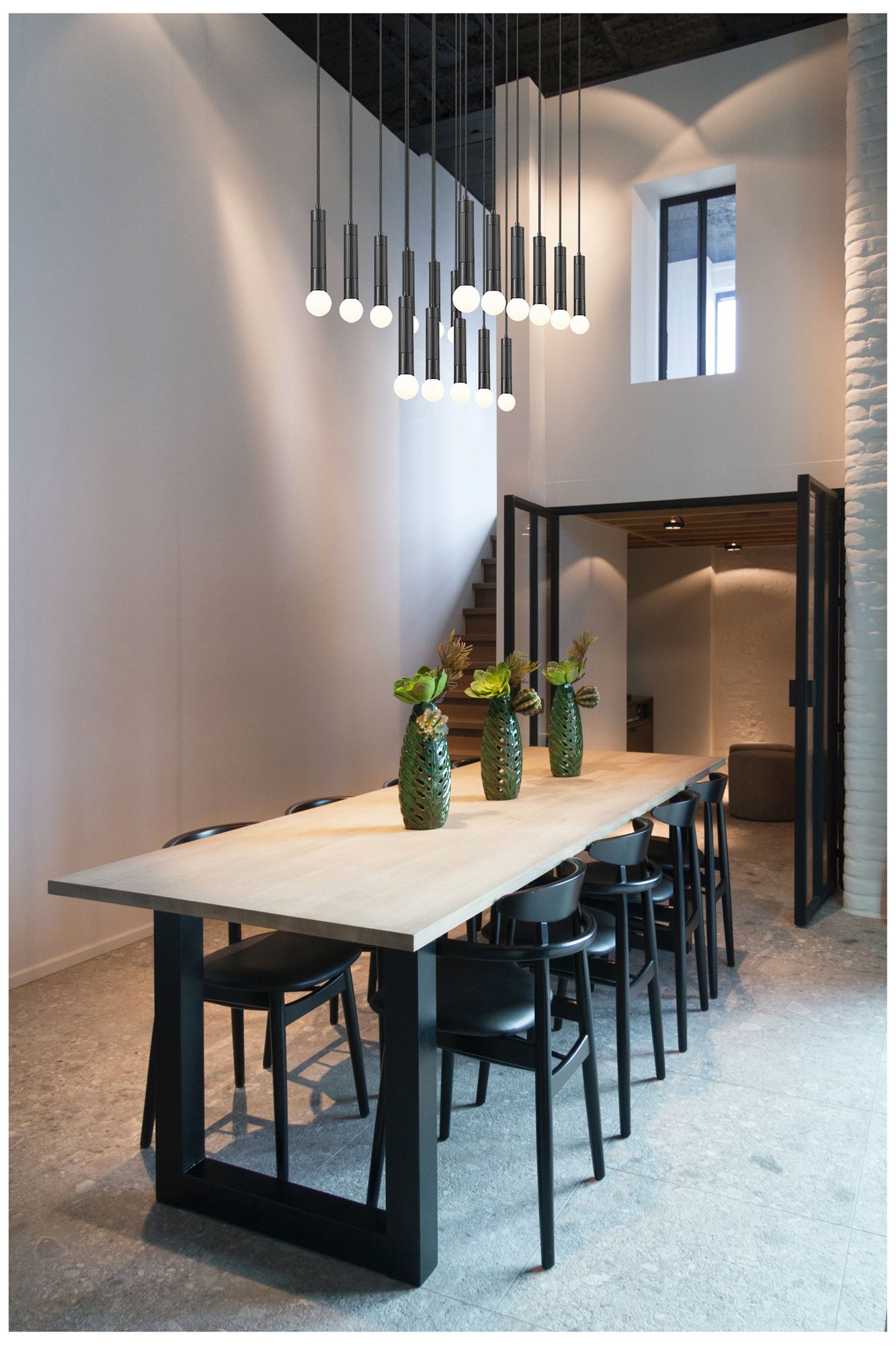 Image 2 Stari by Z-Lite Matte Black 17 Light Linear Chandelier more views