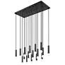 7_Stari by Z-Lite Matte Black 17 Light Linear Chandelier more views
