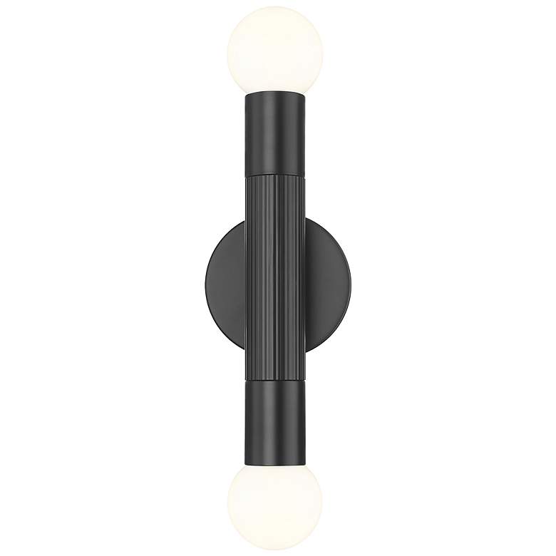 Image 4 Stari by Z-Lite Matte Black 2 Light Wall Sconce more views
