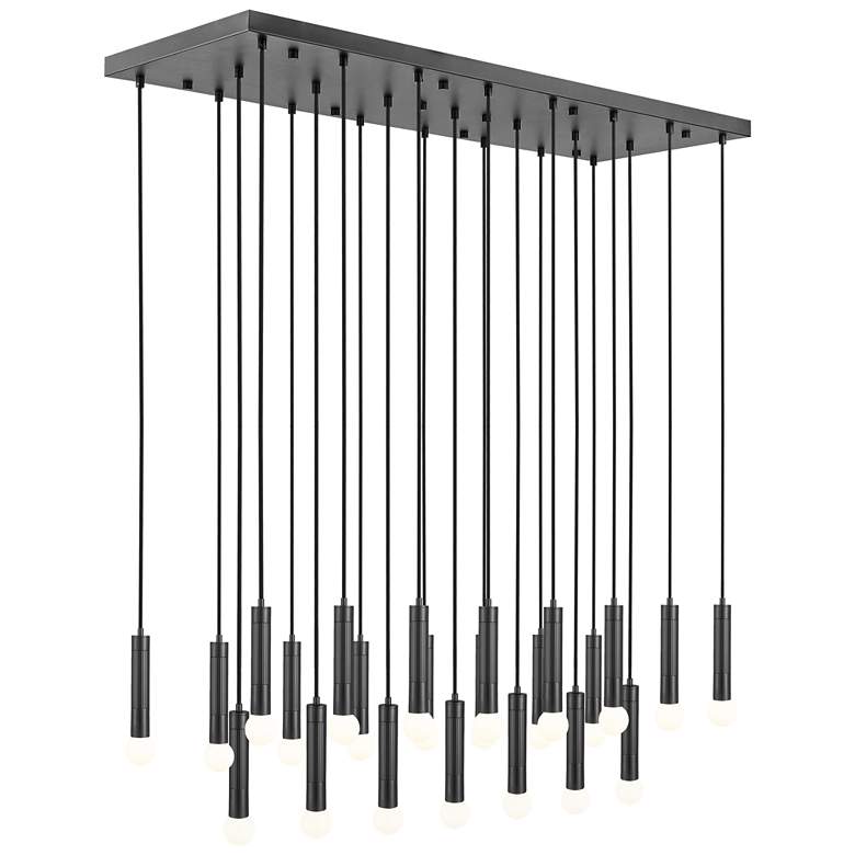 Image 1 Stari by Z-Lite Matte Black 23 Light Linear Chandelier