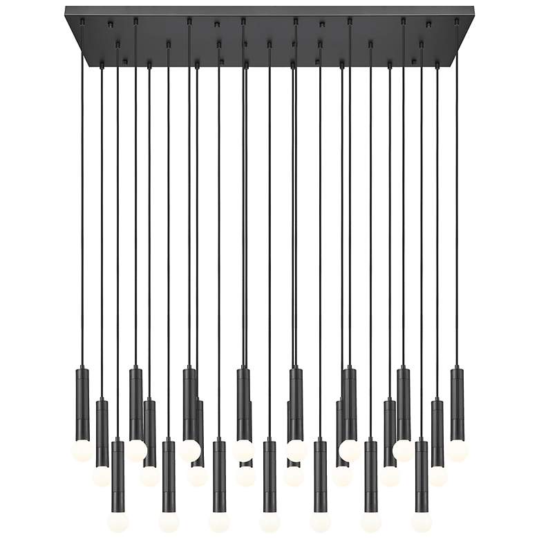 Image 5 Stari by Z-Lite Matte Black 23 Light Linear Chandelier more views