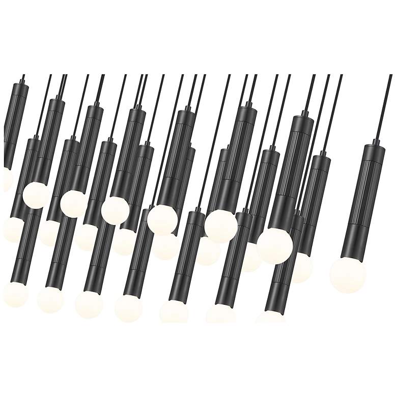 Image 6 Stari by Z-Lite Matte Black 23 Light Linear Chandelier more views
