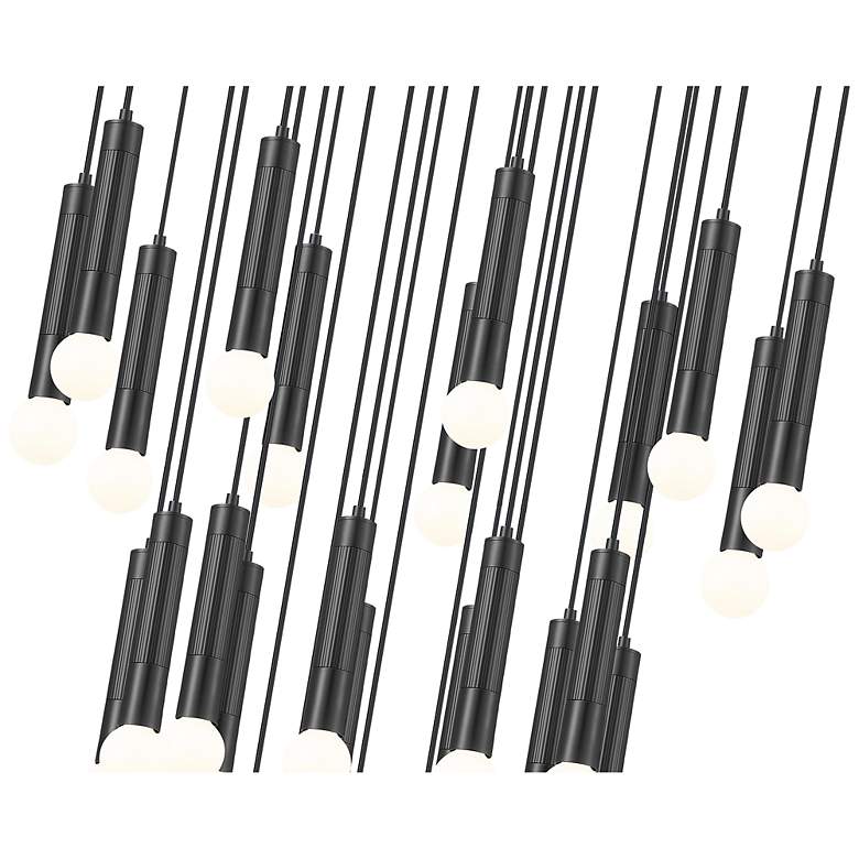 Image 6 Stari by Z-Lite Matte Black 27 Light Chandelier more views