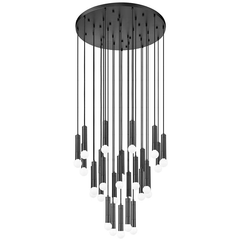 Image 7 Stari by Z-Lite Matte Black 27 Light Chandelier more views