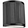 Stari by Z-Lite Matte Black 4 inch 1 Light Wall Sconce