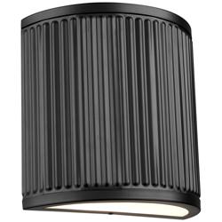 Stari by Z-Lite Matte Black 4 inch 1 Light Wall Sconce