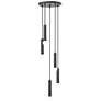 1_Stari by Z-Lite Matte Black 5 Light Chandelier