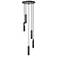 Stari by Z-Lite Matte Black 5 Light Chandelier