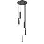 5_Stari by Z-Lite Matte Black 5 Light Chandelier more views