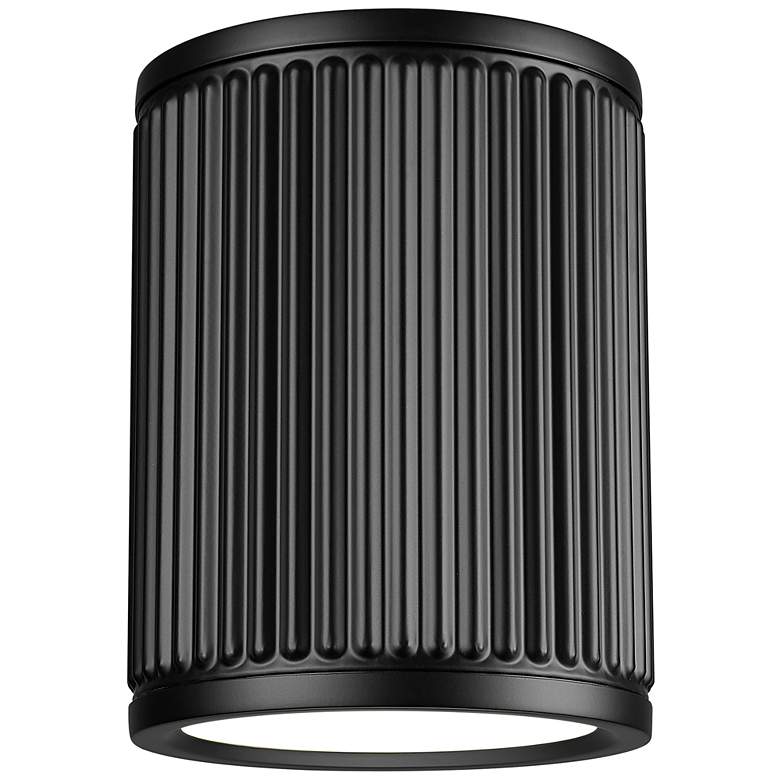 Image 1 Stari by Z-Lite Matte Black 6.25 inch 1 Light Flush Mount